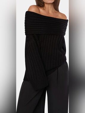 WeWoreWhat Oversized Off-Shoulder Sweater